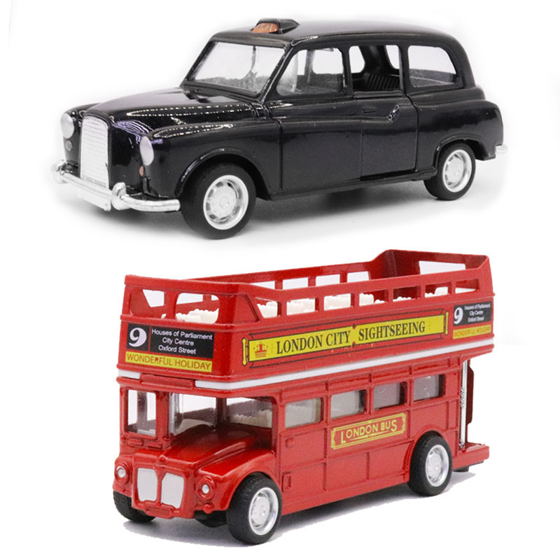 Kids Toys London - London Bus Taxi Alloy Model Toy