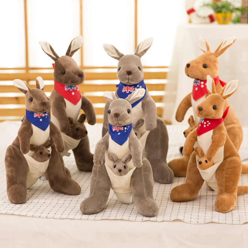 Kids Toys Logo - Generic Kangaroo Plush Toy Mother And