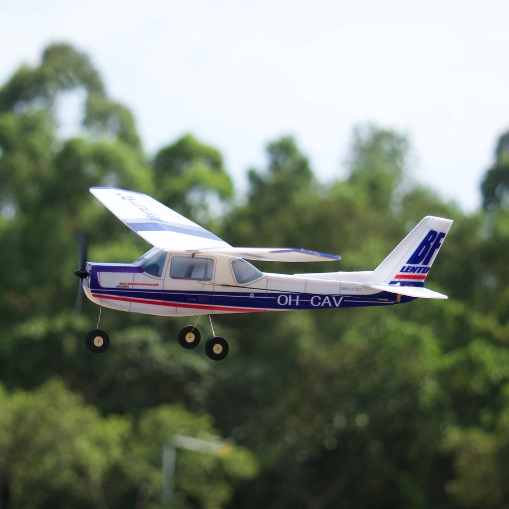 Kids Toys Vehicle - MinimumRC Plane Kit Blue Cessna152 360mm