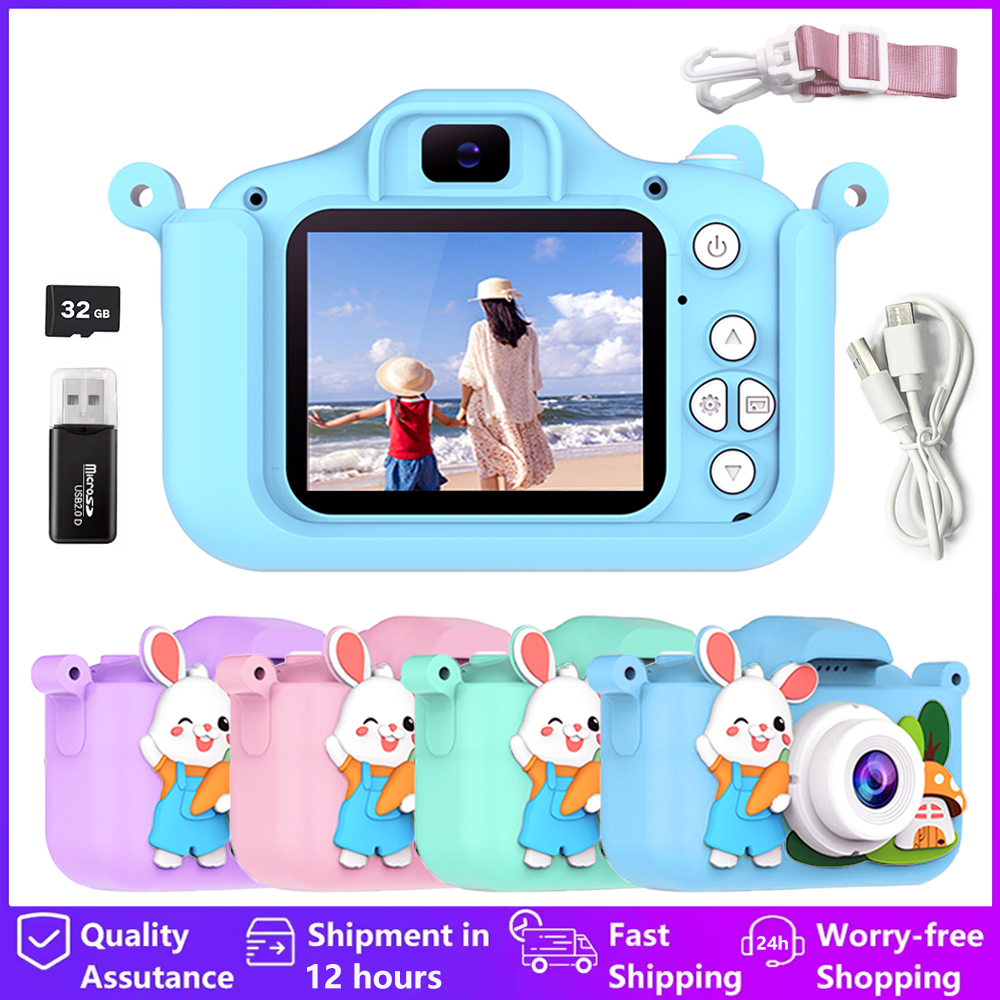 Kids Toys Top View - Children Camera 1080P HD Digital Video
