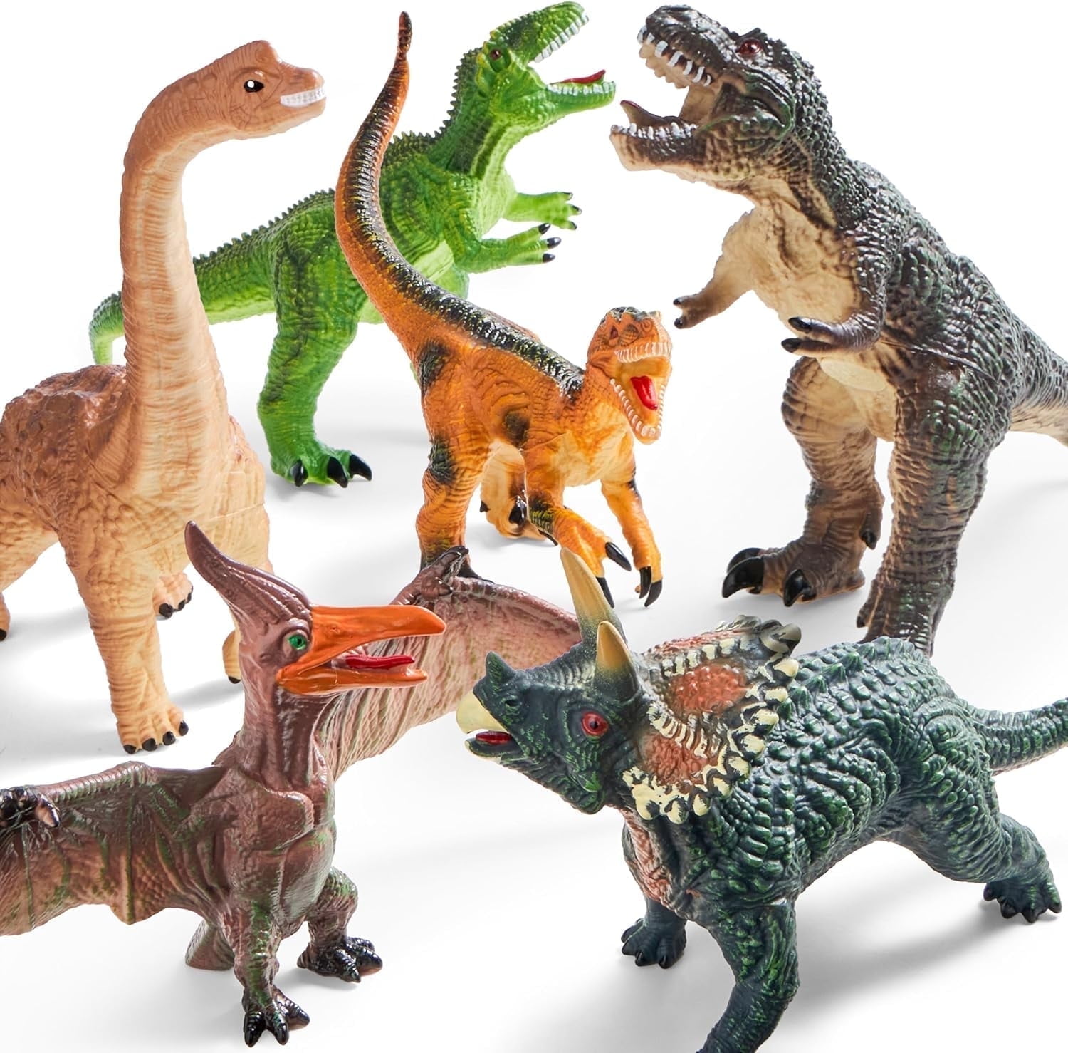 Kids Toys Dinosaur - Joyfy 6 Pcs Jumbo Dinosaur Toys