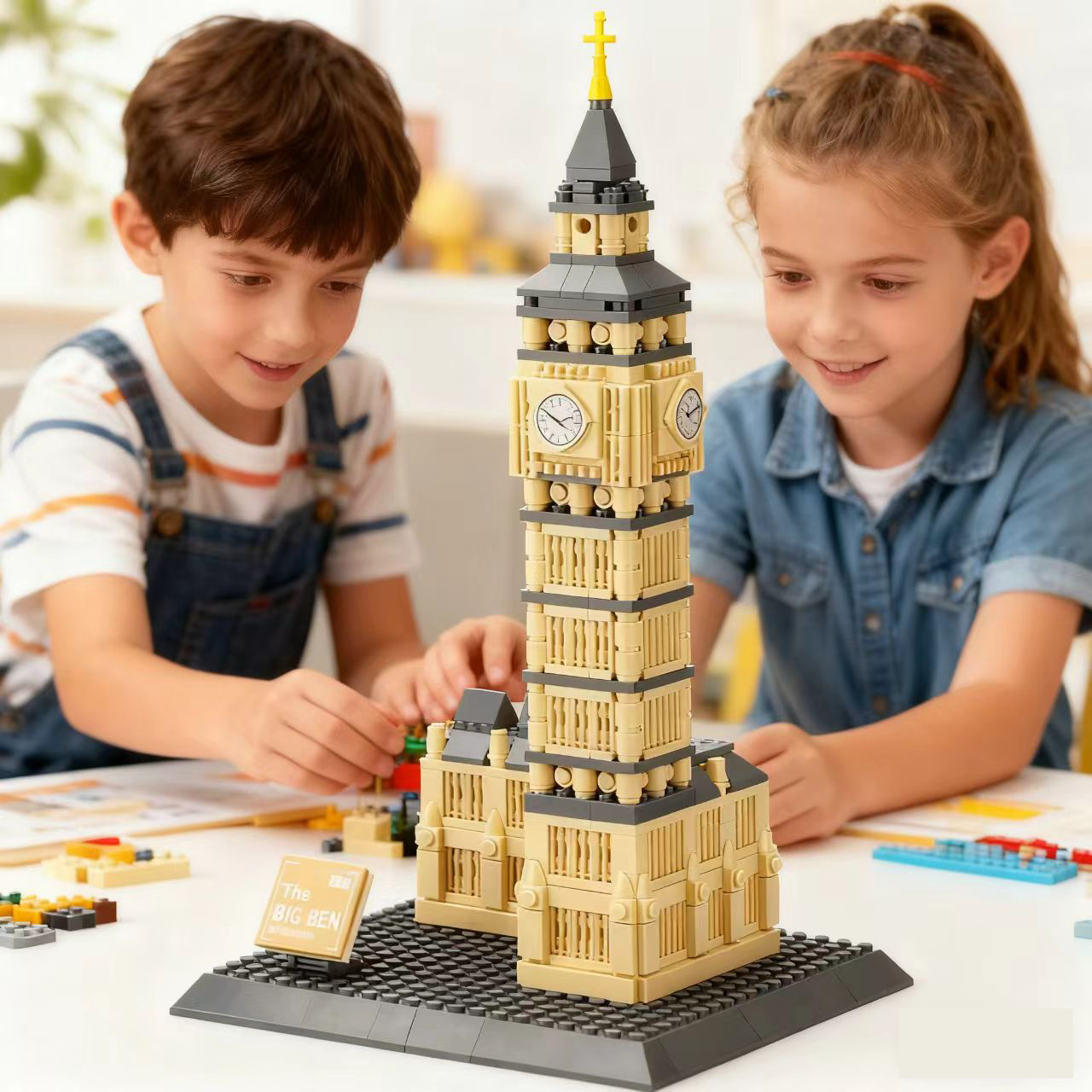 Kids Toys London - Educational Bricks London Big Ben Elizabeth