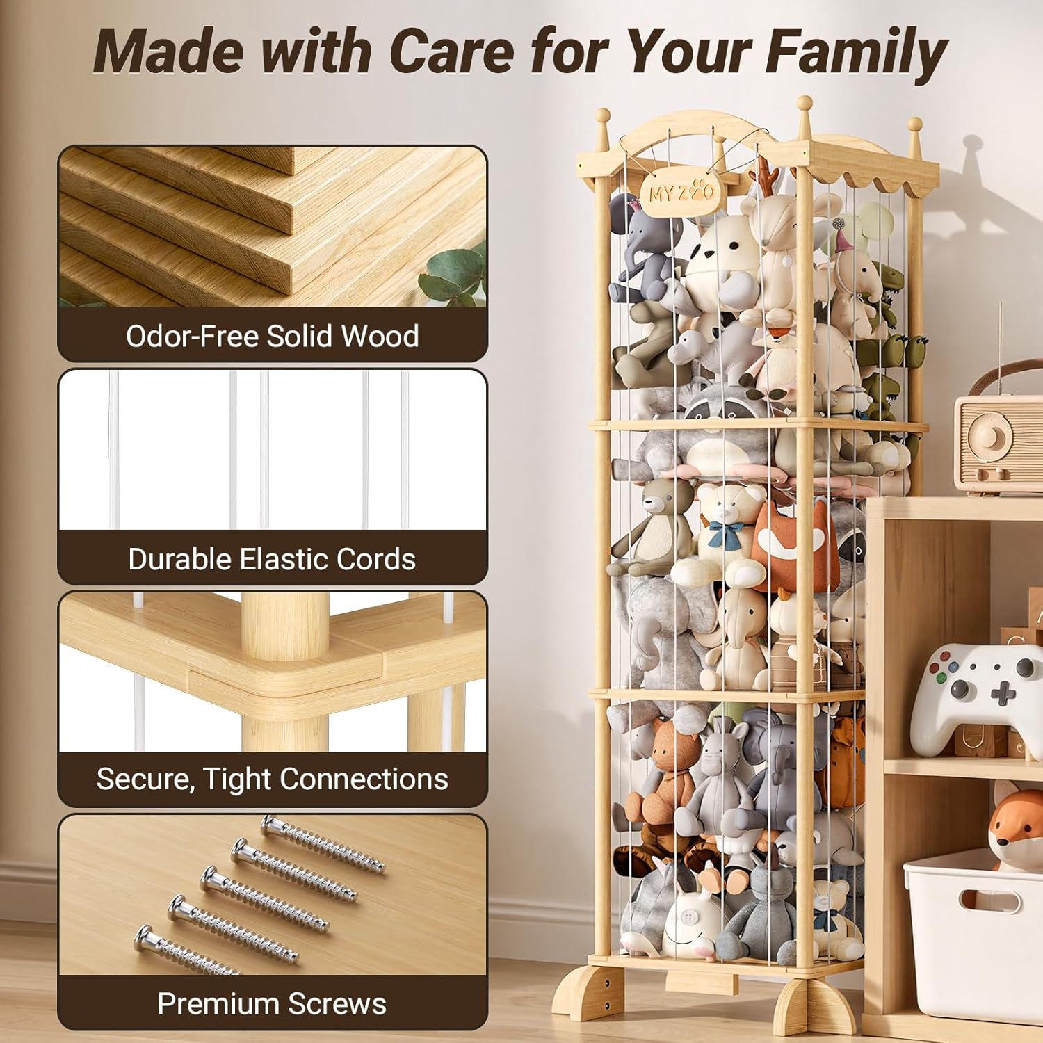Large Stuffed Animal Storage O - Kids' Toy review and price