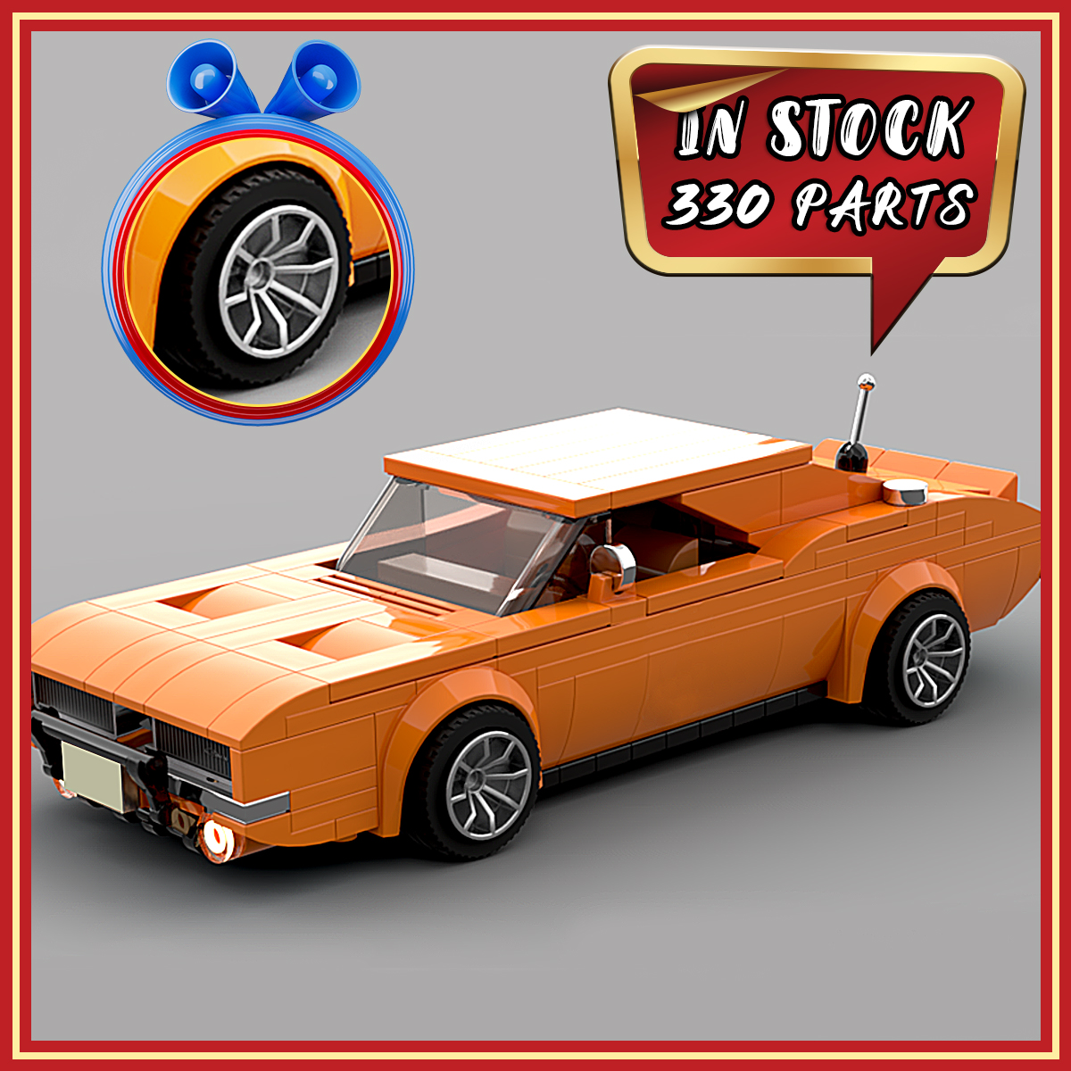 Classic MOC-83130 Muscle Style - Kid Toys Ads review and price