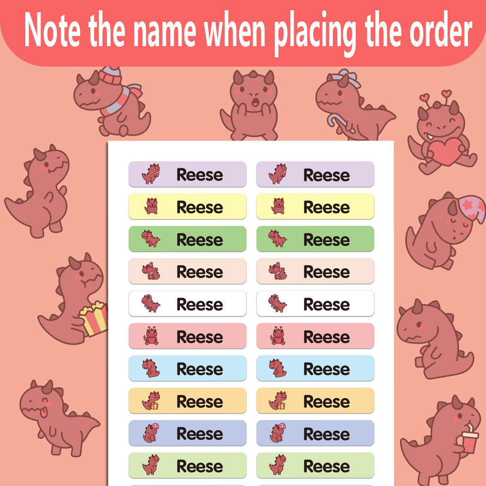 Personalized Colorful Dinosaur - Kids Toys Logo review and price
