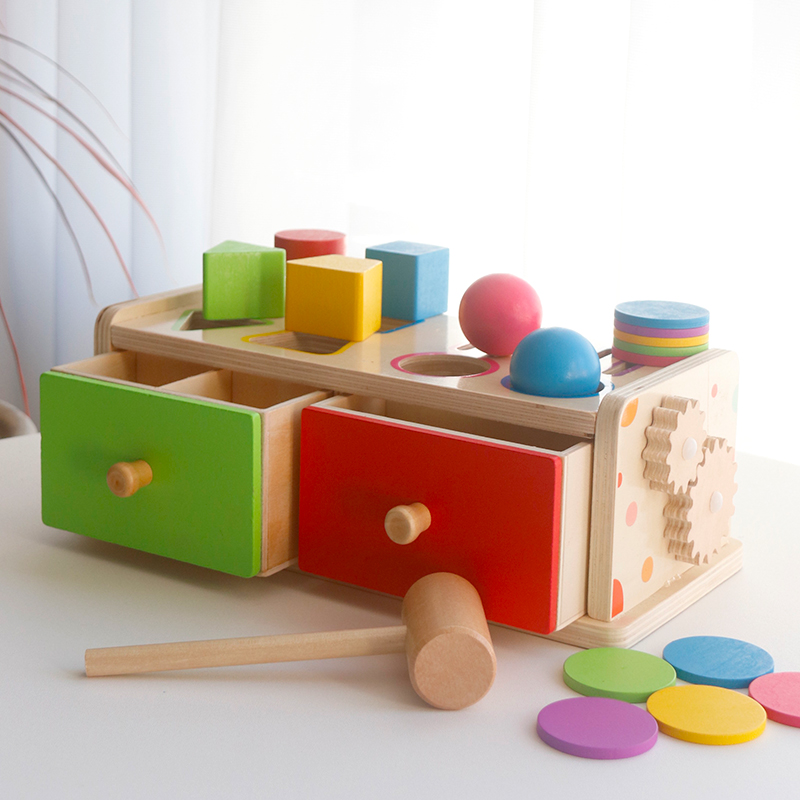 Montessori Wooden Sorting Stac - Wooden Blocks Stacking review and price