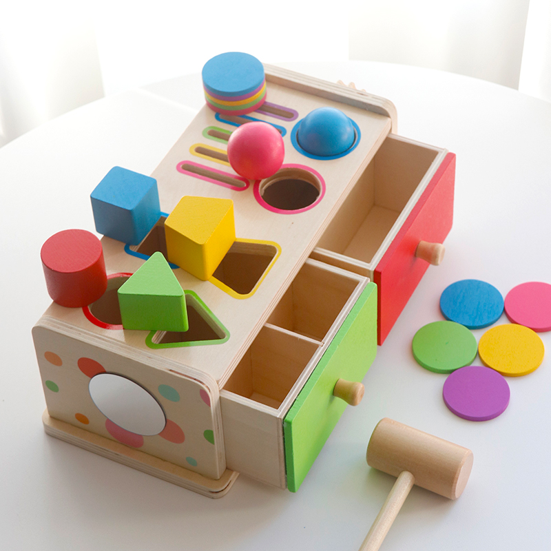 Montessori Wooden Sorting Stac - Wooden Blocks Stacking review and price