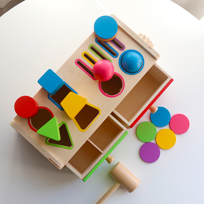 Montessori Wooden Sorting Stac - Wooden Blocks Stacking review and price