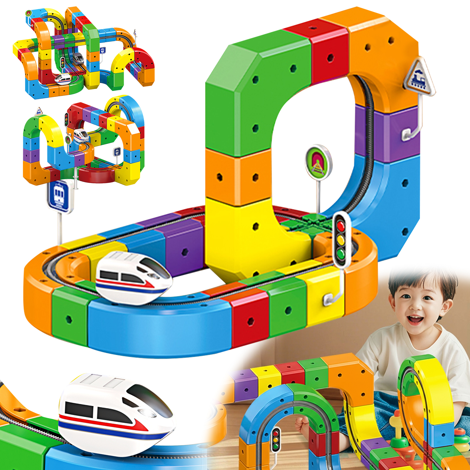 Electric Magnetic Track Set wi - Kids Toys Vehicle review and price