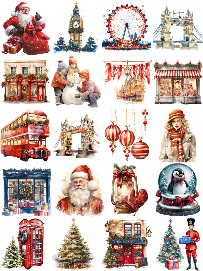 London Christmas Stickers Craf - Kids Toys London review and price
