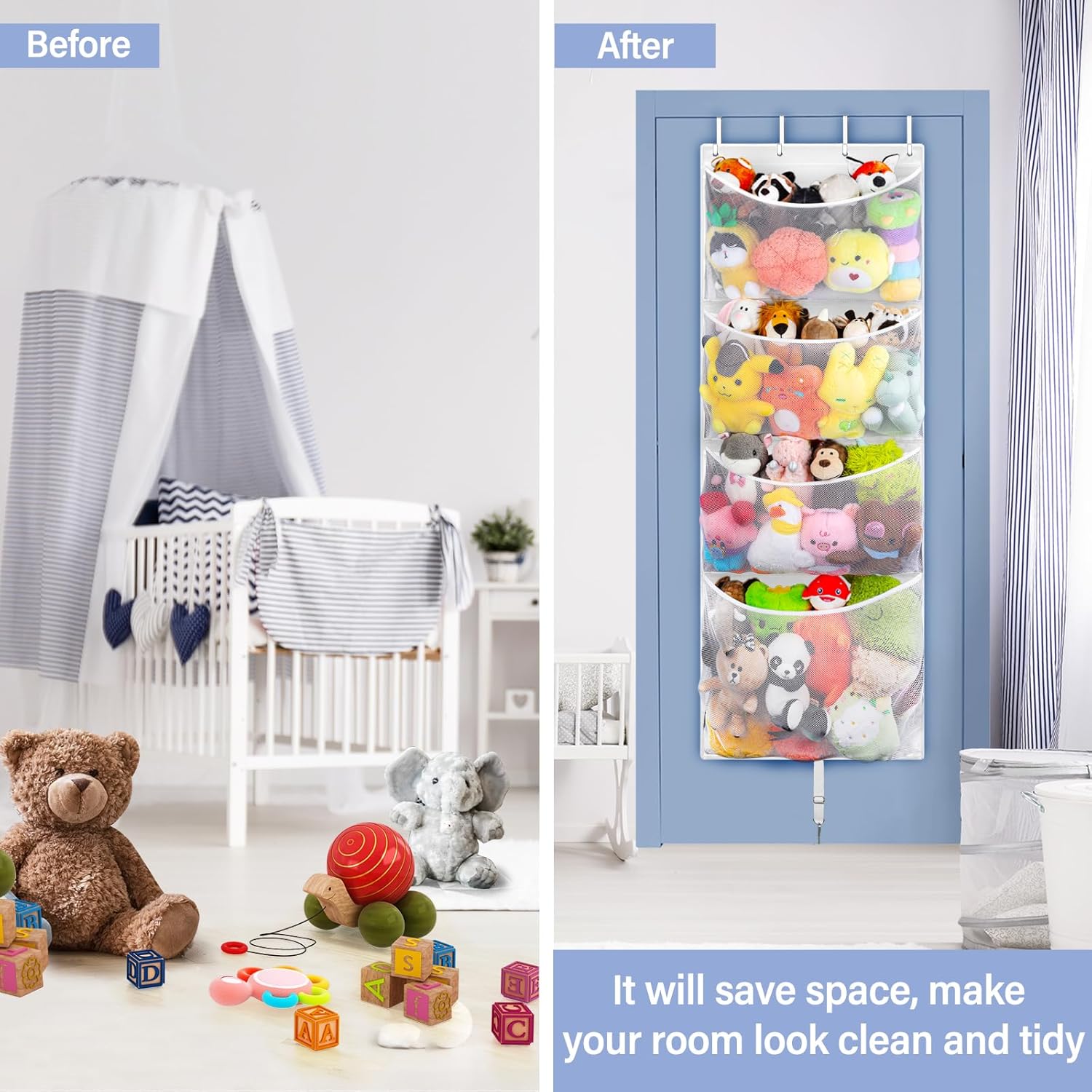 Large Plush Toy Organizer with - Kids' Toy review and price