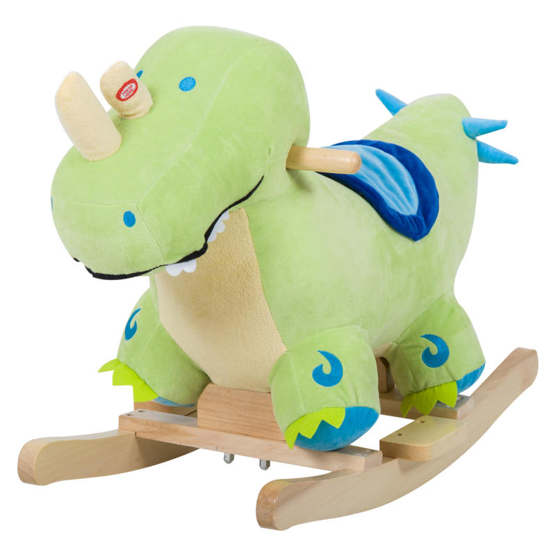 Qaba Kids Plush Ride-On Rockin - Kids Toys Dinosaur review and price