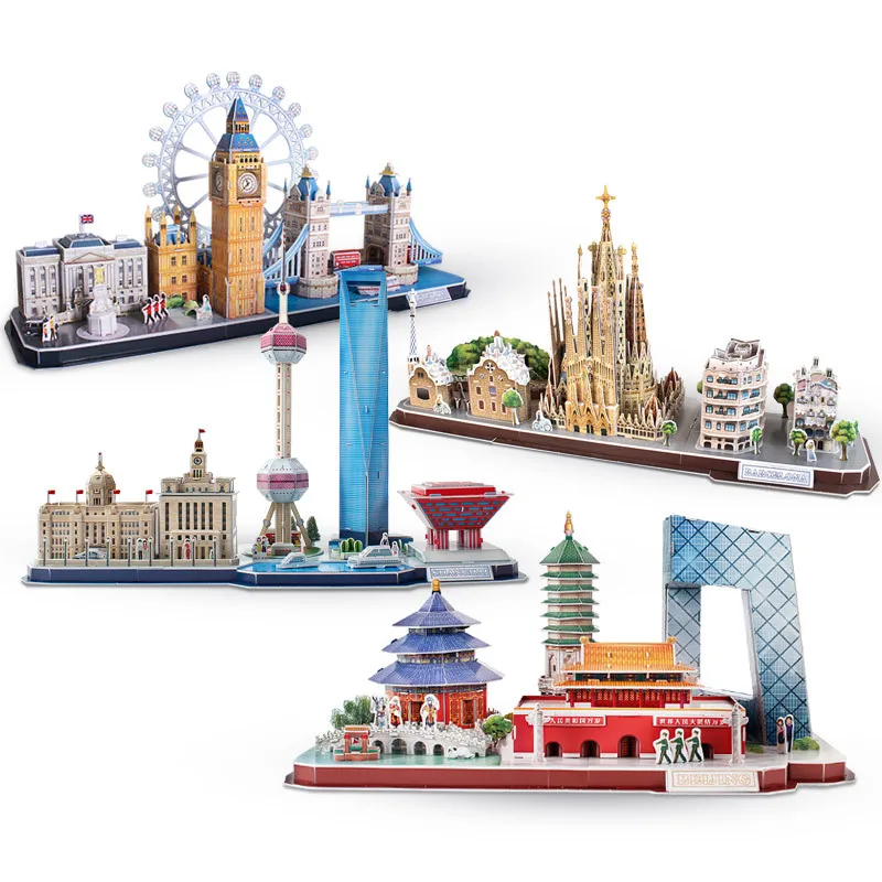 3D Puzzle Game DIY Toy Paper M - Kids Toys London review and price