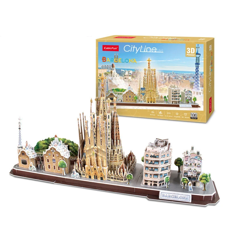 3D Puzzle Game DIY Toy Paper M - Kids Toys London review and price