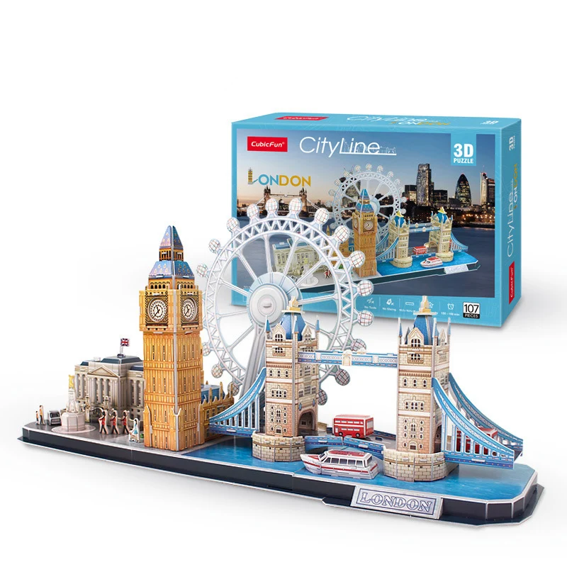 3D Puzzle Game DIY Toy Paper M - Kids Toys London review and price