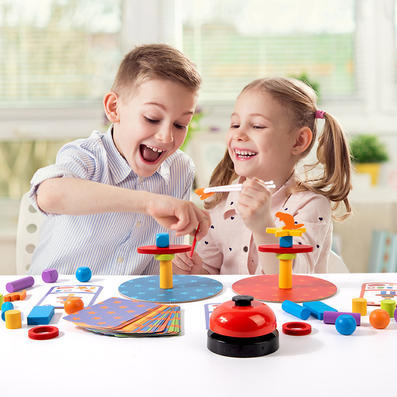 Wooden Stacking Blocks Shape S - Wooden Blocks Stacking review and price