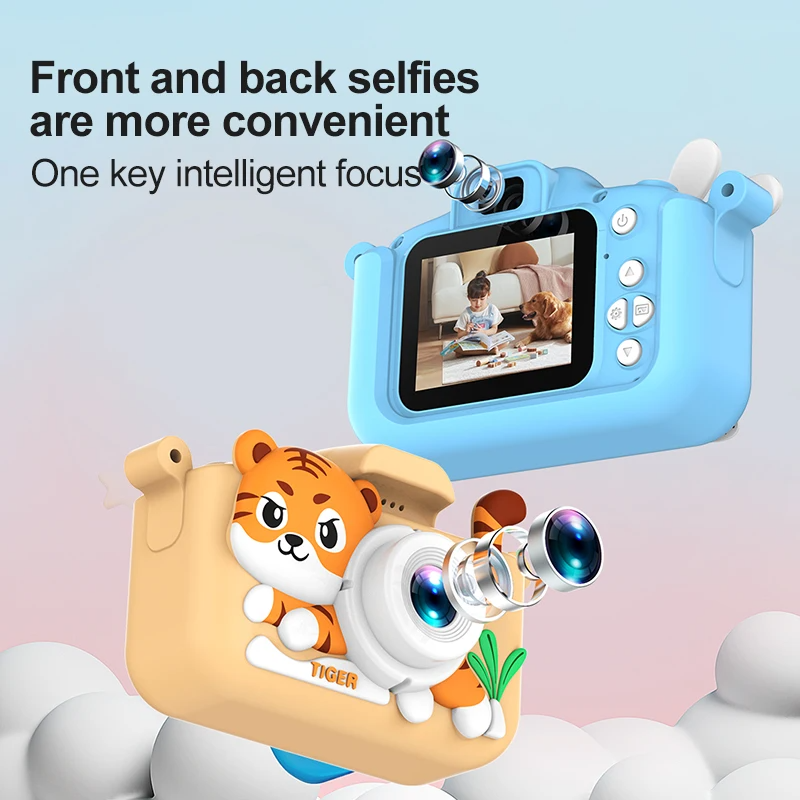 Kids Mini Camera Cartoon Tiger - Kids Toys Top View review and price