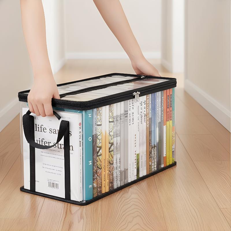 Clear PVC Toy Storage Box Flip - Kids Toys Top View review and price