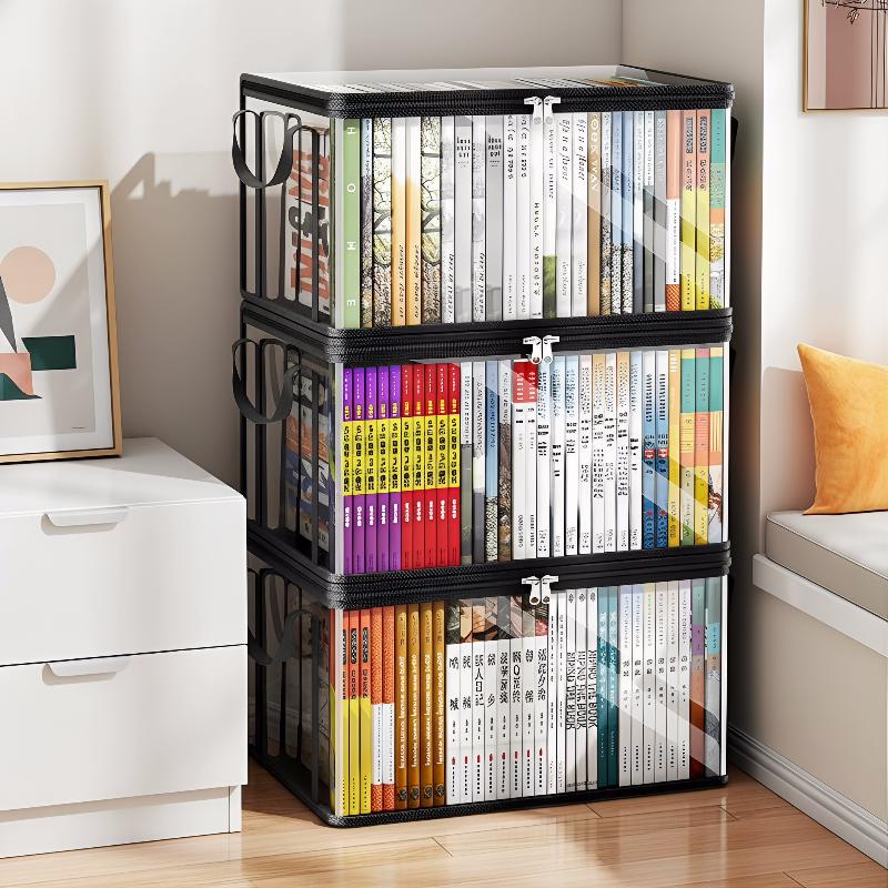 Clear PVC Toy Storage Box Flip - Kids Toys Top View review and price
