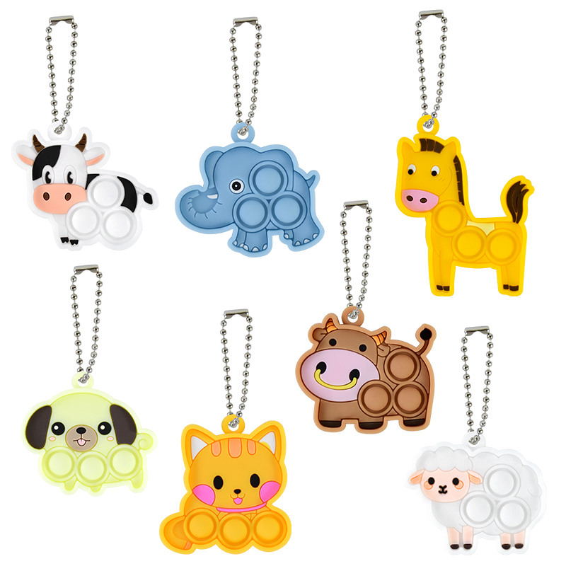 7PCS Cartoon Mini Keychain Fid - Kids Toys Elephant review and price