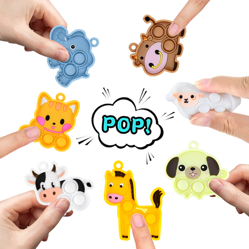 7PCS Cartoon Mini Keychain Fid - Kids Toys Elephant review and price