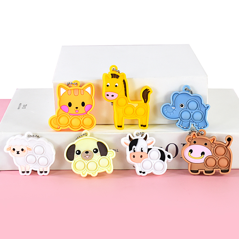 7PCS Cartoon Mini Keychain Fid - Kids Toys Elephant review and price