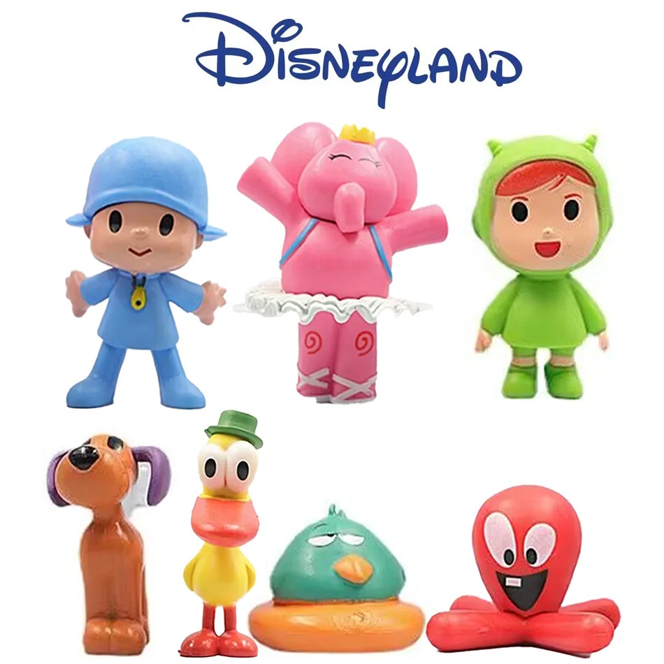 7Pcs/Set Pocoyo Animal Toy Bir - Kids Toys Elephant review and price