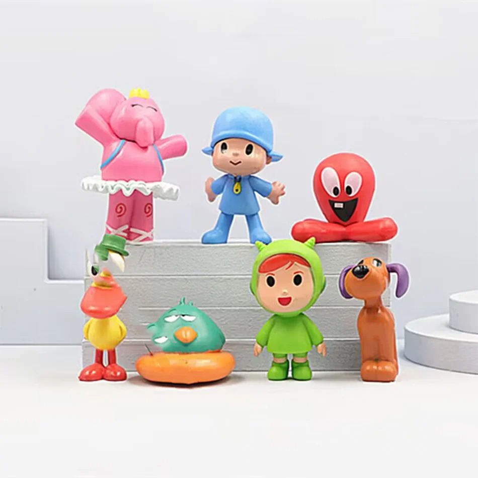 7Pcs/Set Pocoyo Animal Toy Bir - Kids Toys Elephant review and price
