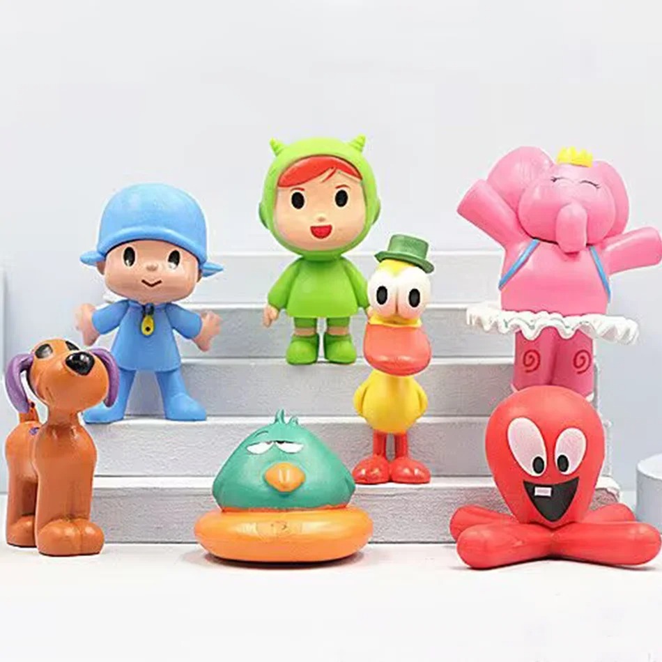 7Pcs/Set Pocoyo Animal Toy Bir - Kids Toys Elephant review and price