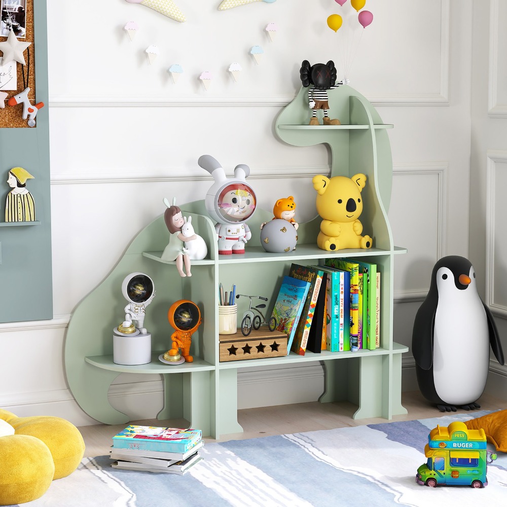 3-Tier Dinosaur Kids Bookshelf - Kid Toys Ads review and price