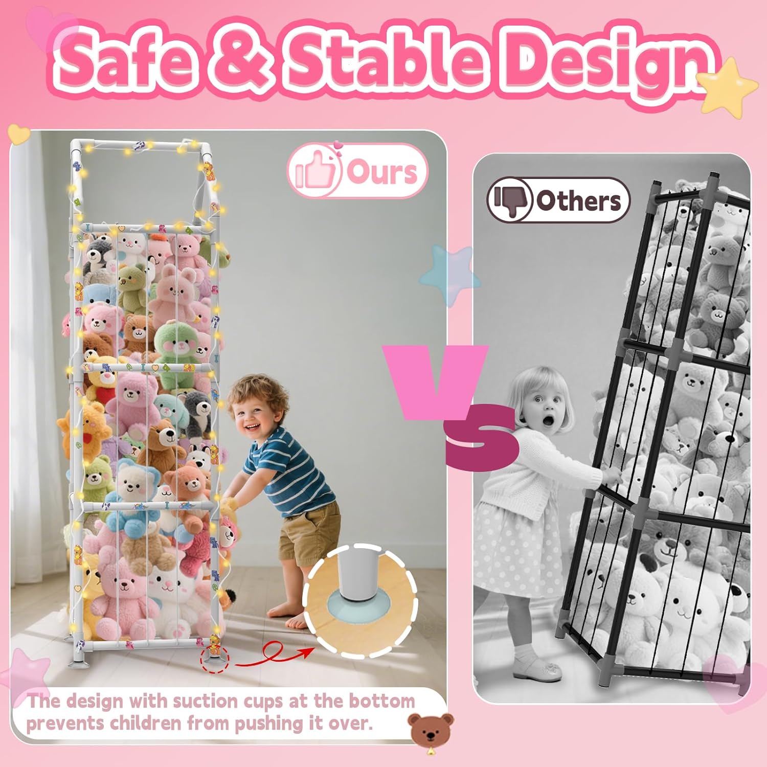 Stuffed Animal Storage with Su - Kids' Toy review and price
