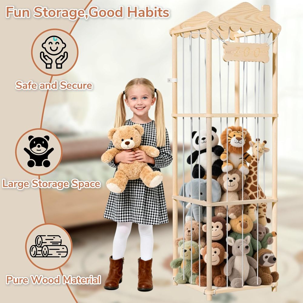 Large Wood Animal Toy Organize - Kids' Toy review and price