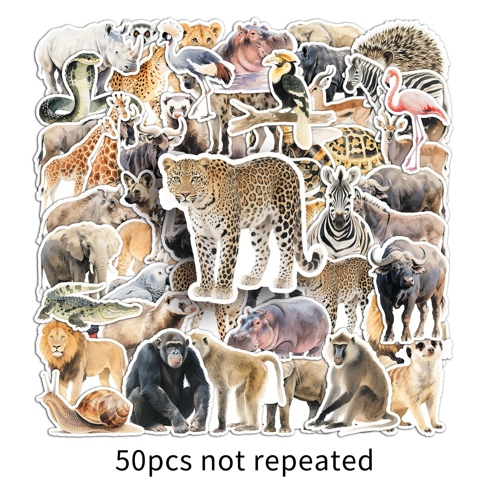 50PCS African Animal Cartoon G - Kids Toys Elephant review and price