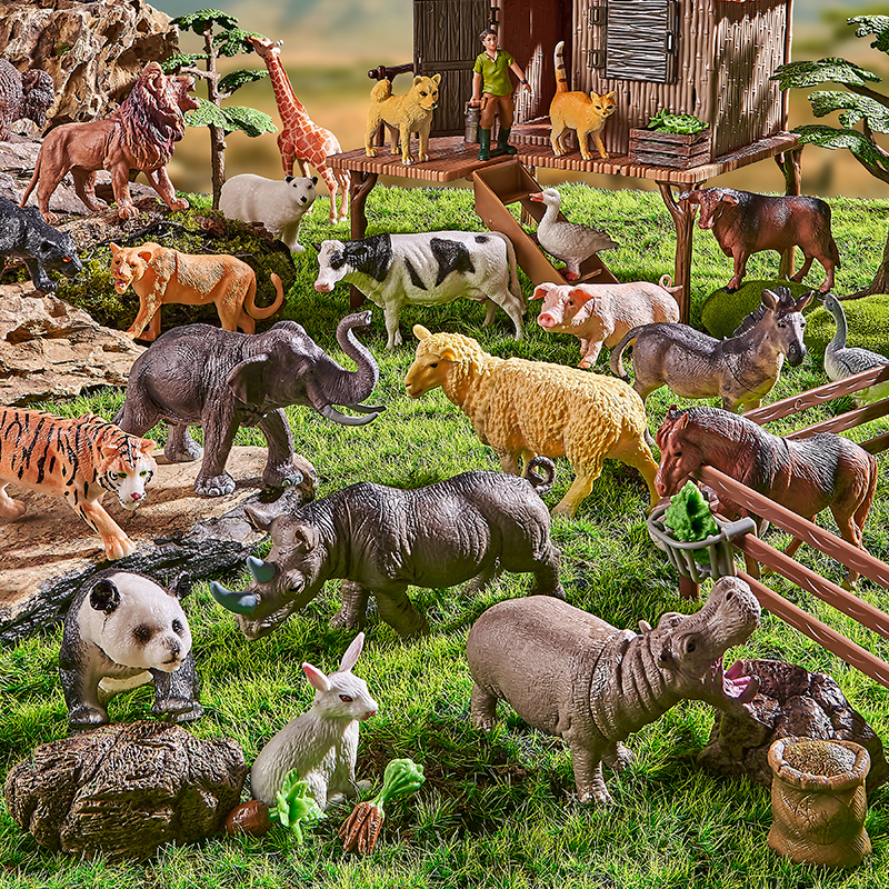 Montessori Toy Wild Farm Dinos - Kids Toys Dinosaur review and price