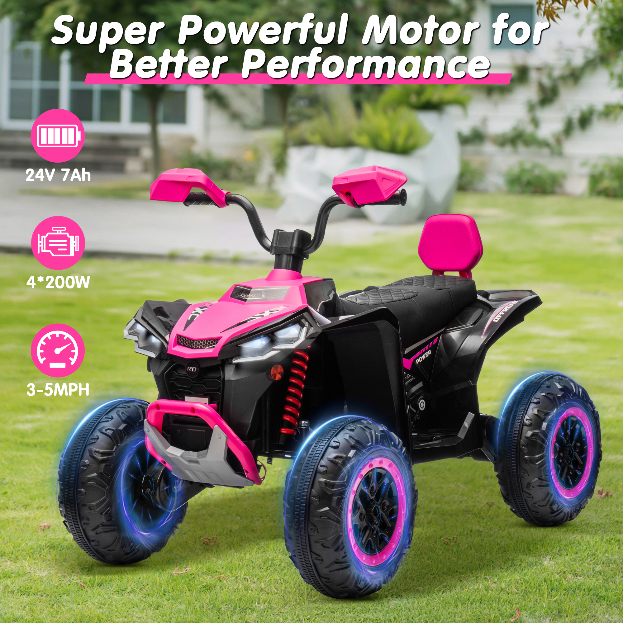 Kids ATV 4 Wheeler,  Upgraded  - Kids Toys Big W review and price