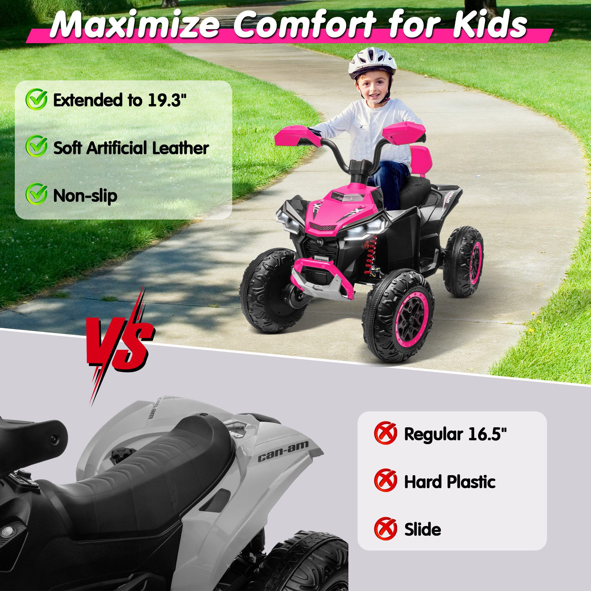 Kids ATV 4 Wheeler,  Upgraded  - Kids Toys Big W review and price
