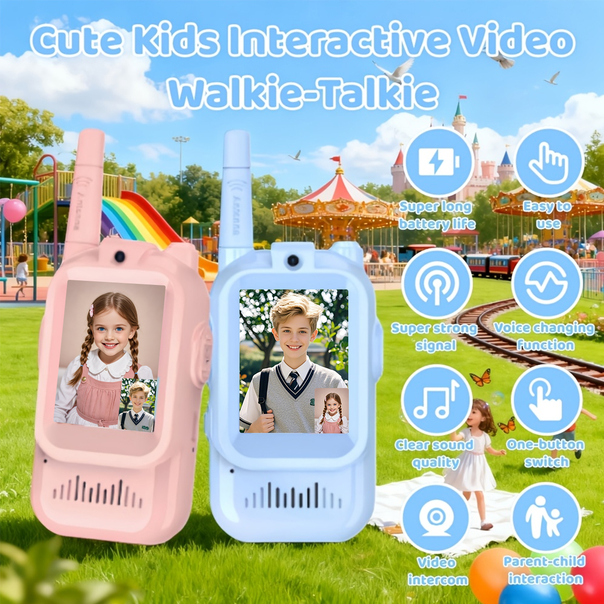 2PCS Video Walkie Talkie For K - Kid Toys Ads review and price