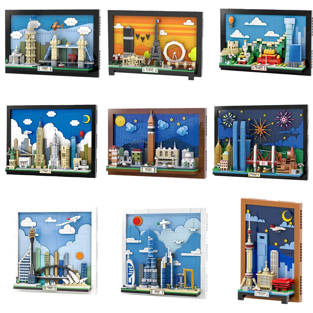 City View Building Blocks Post - Kids Toys London review and price