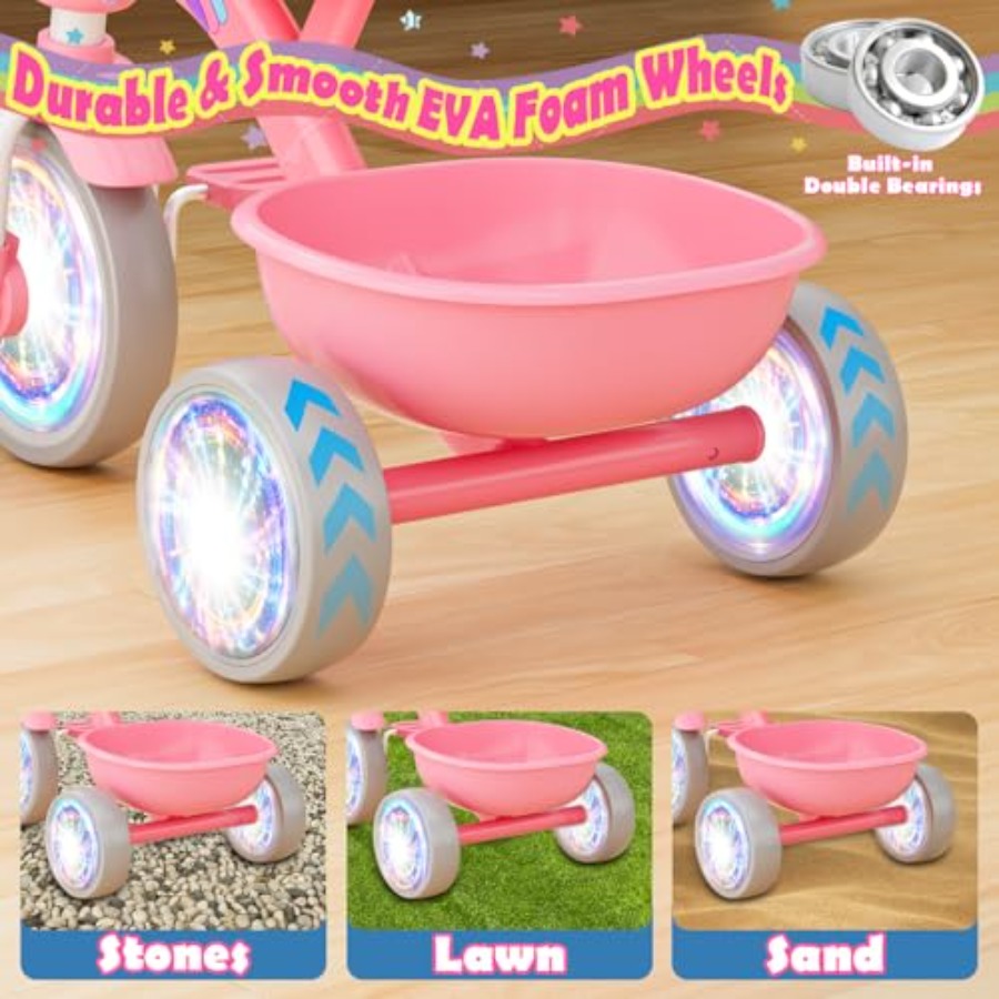 Tricycle for Toddlers 1-3 3-5  - Kids Toys 3 Year Old review and price