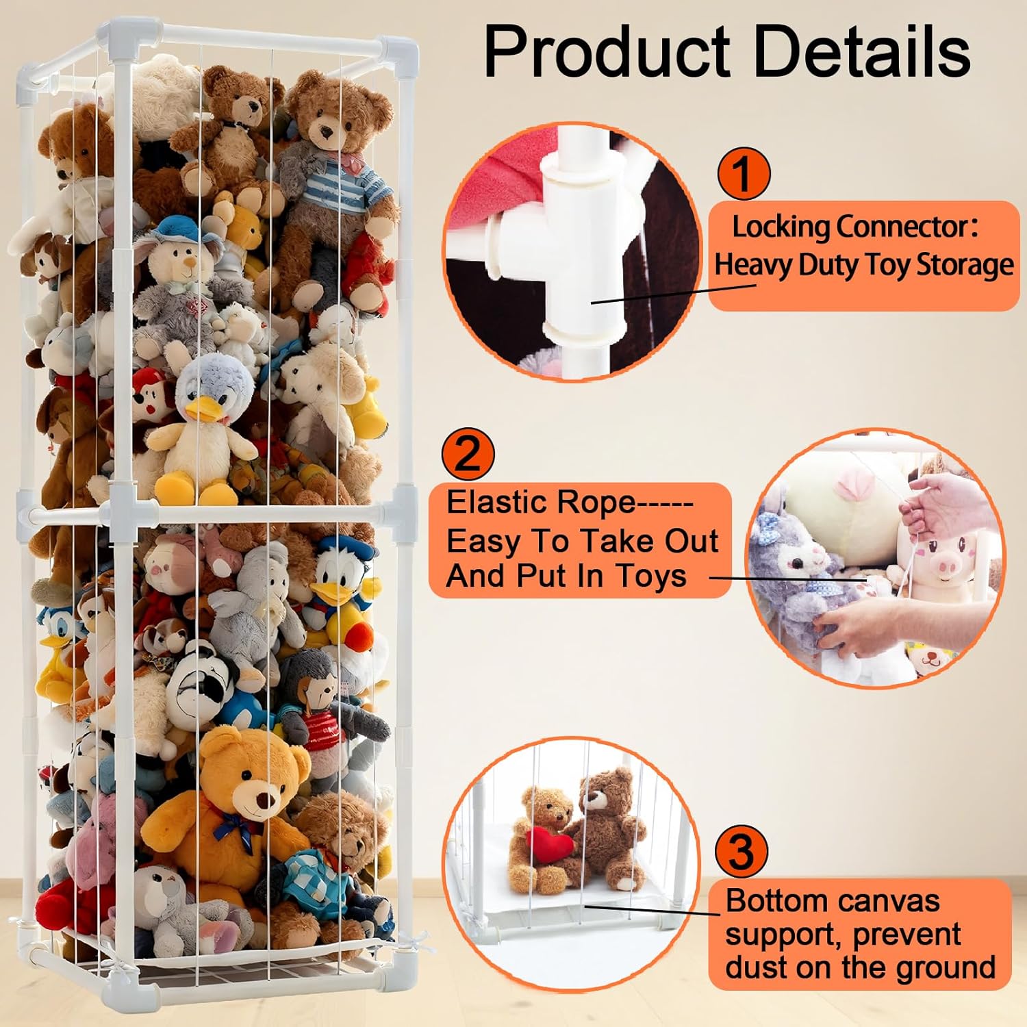 Large Stuffed Animal Storage O - Kids' Toy review and price