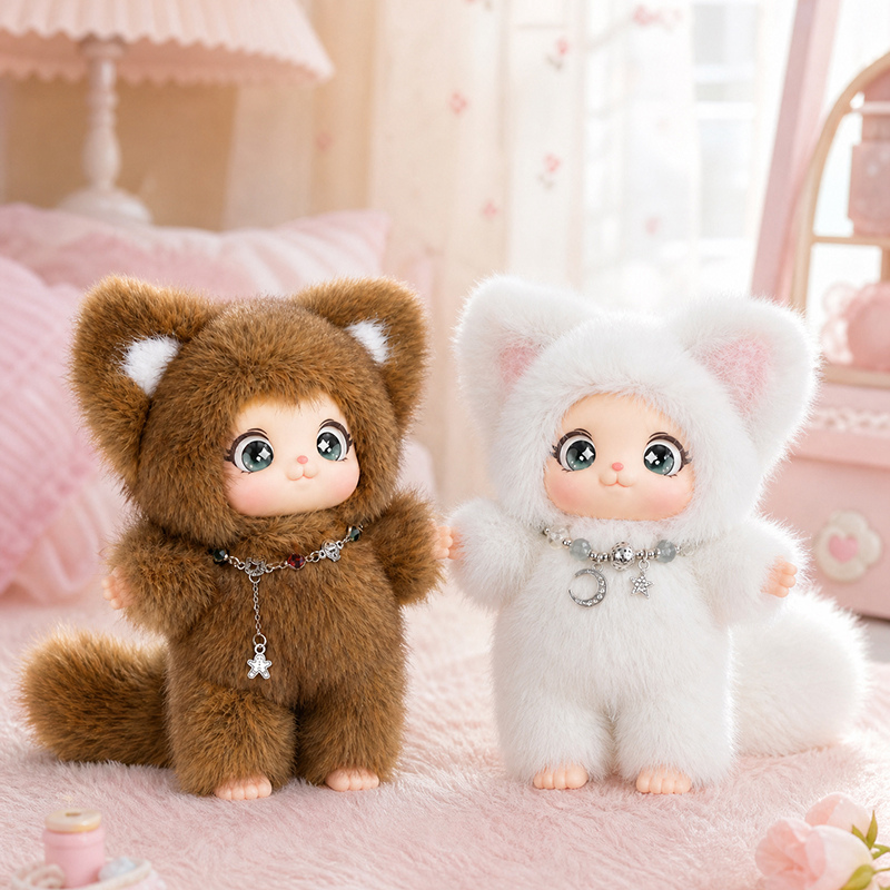 18cm New Cute Family Fox Plush - Kids Toys Movie review and price
