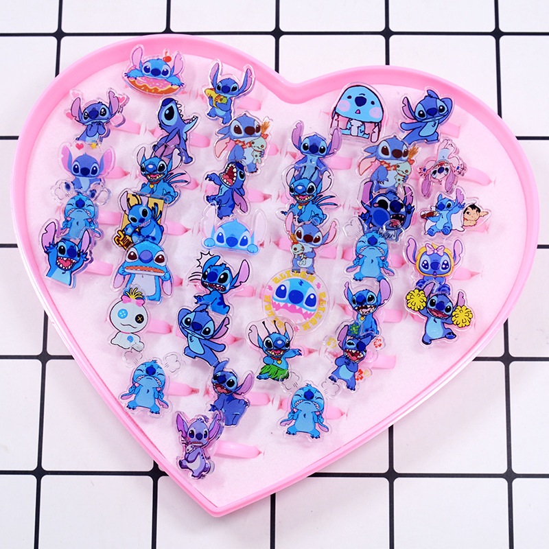 Stitch Acrylic Ring 10/20pcs K - Kids Toys Movie review and price