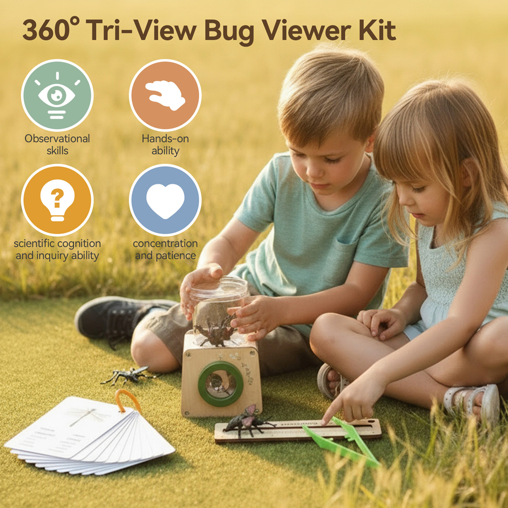 360 Tri View Bug Viewer Kit fo - Kids Toys Top View review and price