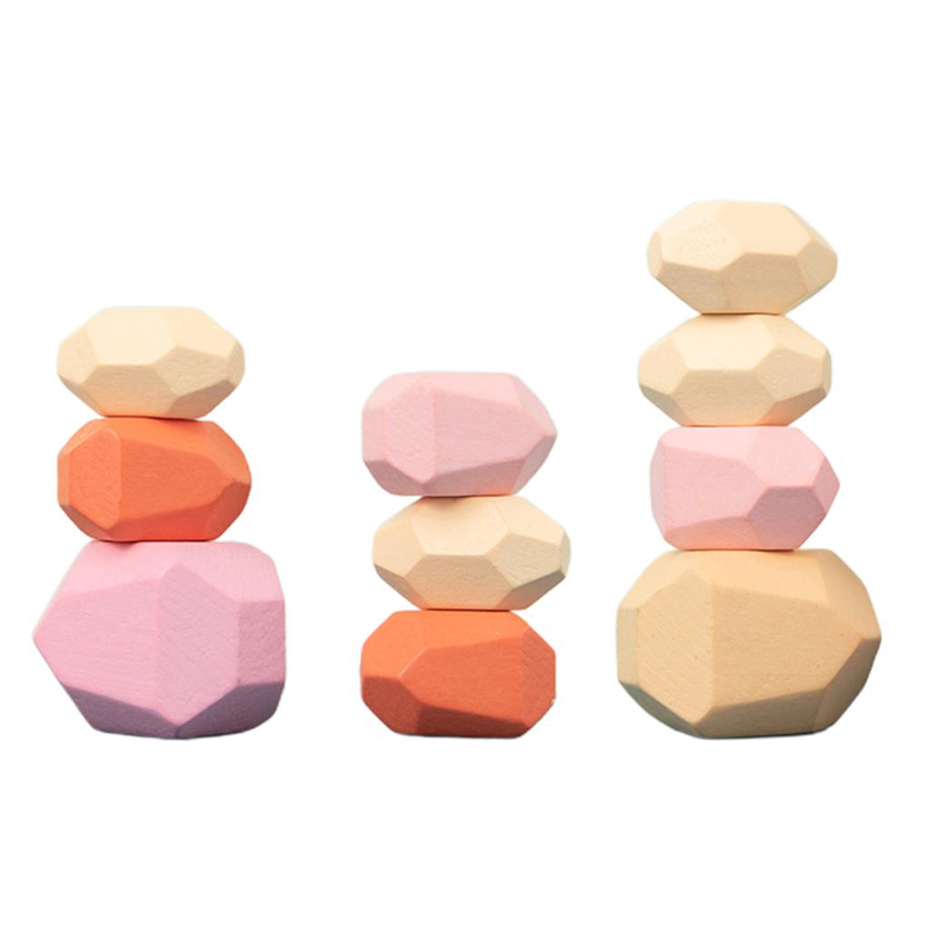 Wooden stacking game Colored s - Wooden Blocks Stacking review and price