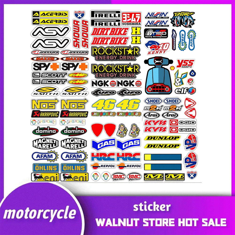 Motorcycle Stickers MotorBike  - Kids Toys Logo review and price