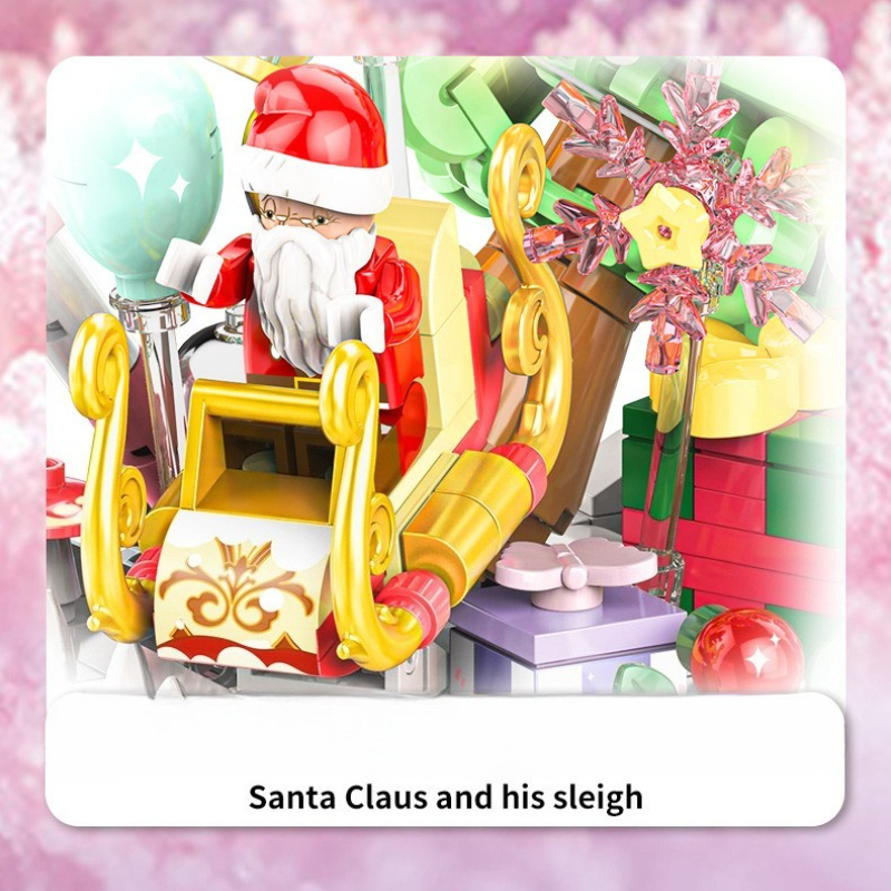 MOC Santa Claus Carriage Shopp - Kids Xmas Toys Ideas review and price