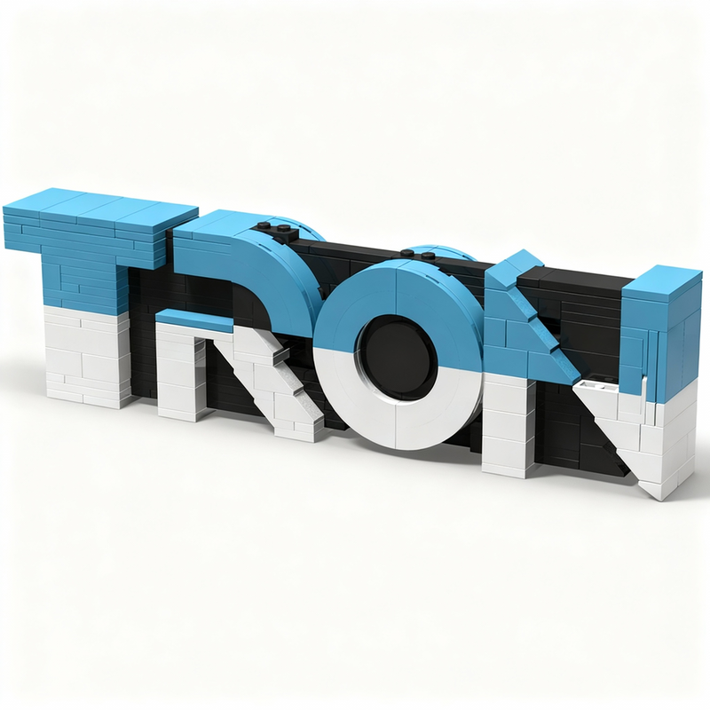 328pcs MOC Tron Logo Disneieny - Kids Toys Logo review and price