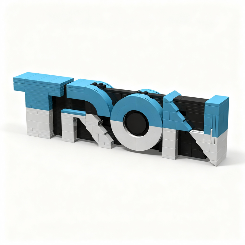 328pcs MOC Tron Logo Disneieny - Kids Toys Logo review and price