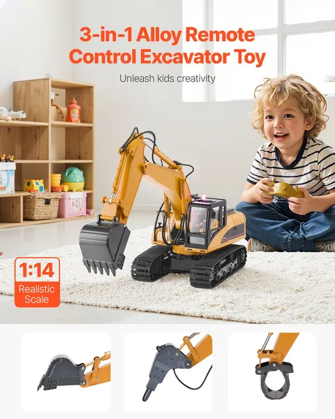 Remote Control Excavator Toy 1 - Kids' Toy review and price