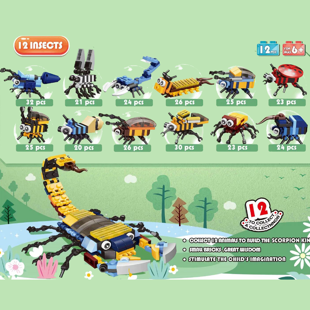 12-in-1 Animal Building Block  - Kids Toys Elephant review and price